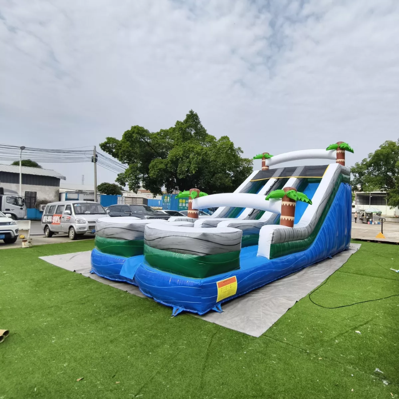 27ft Giant Inflatable Water Slide â Wet & Dry Outdoor Fun