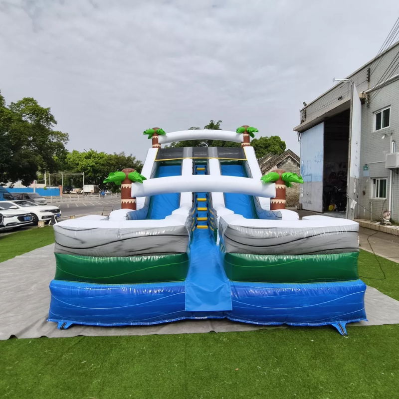 27ft Giant Inflatable Water Slide â Wet & Dry Outdoor Fun