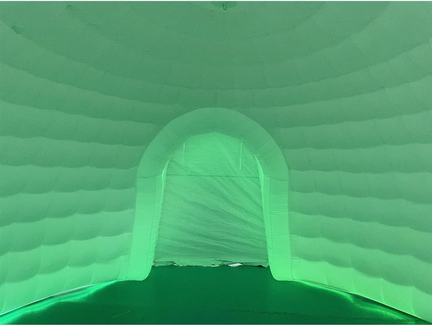 Carpa de domo inflable portátil para exteriores con luz LED para fiestas, bodas, eventos y camping