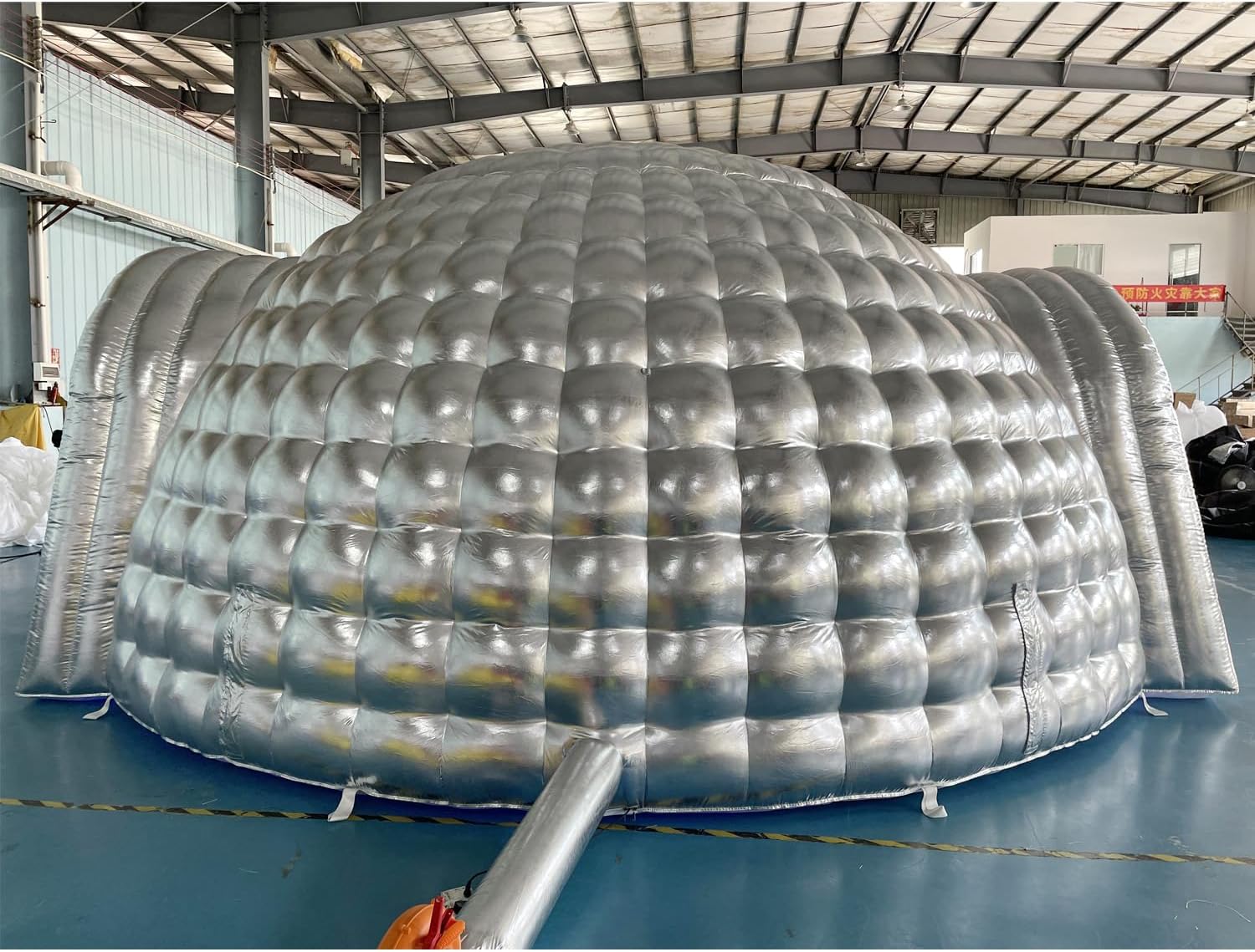 Carpa de domo inflable portátil para exteriores con luz LED para fiestas, bodas, eventos y camping