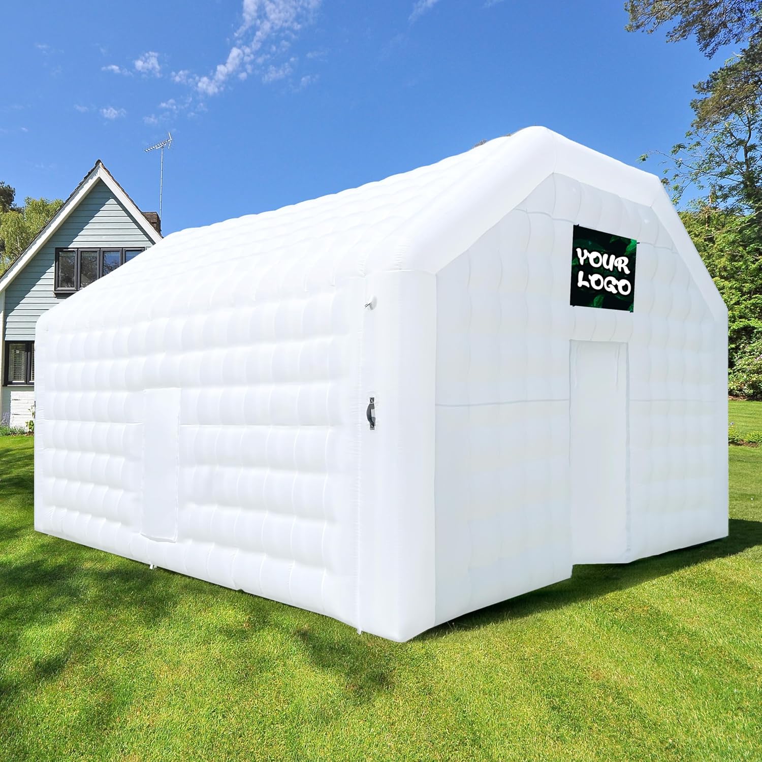 Carpa de Fiesta Extra Grande Inflable para Club Nocturno con Logo Carpa de Club Nocturno Inflable para Bodas, Cumpleaños y Raves