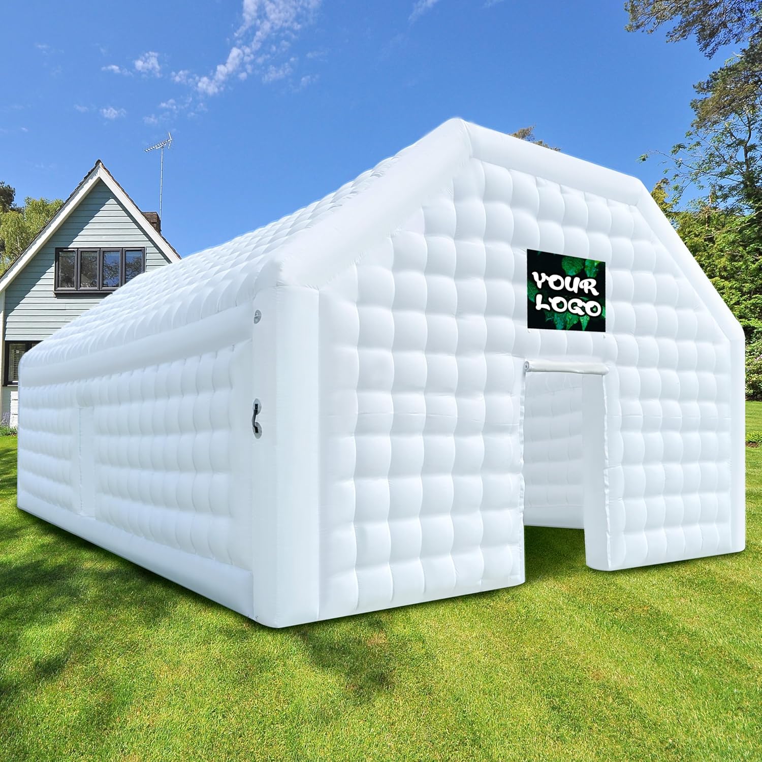Carpa de Fiesta Extra Grande Inflable para Club Nocturno con Logo Carpa de Club Nocturno Inflable para Bodas, Cumpleaños y Raves