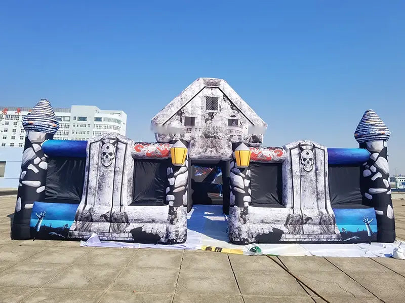 Casa Embrujada de Zombis Inflable para Halloween