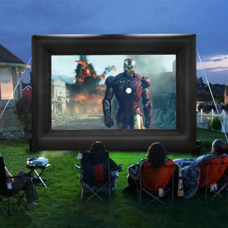 Pantalla de cine inflable para exteriores para cine en el patio trasero y eventos