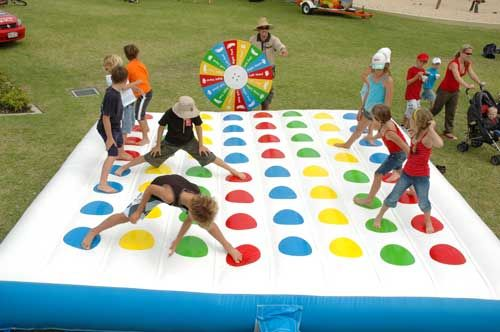Juego Inflable Twister de 10x10 pies para Adultos