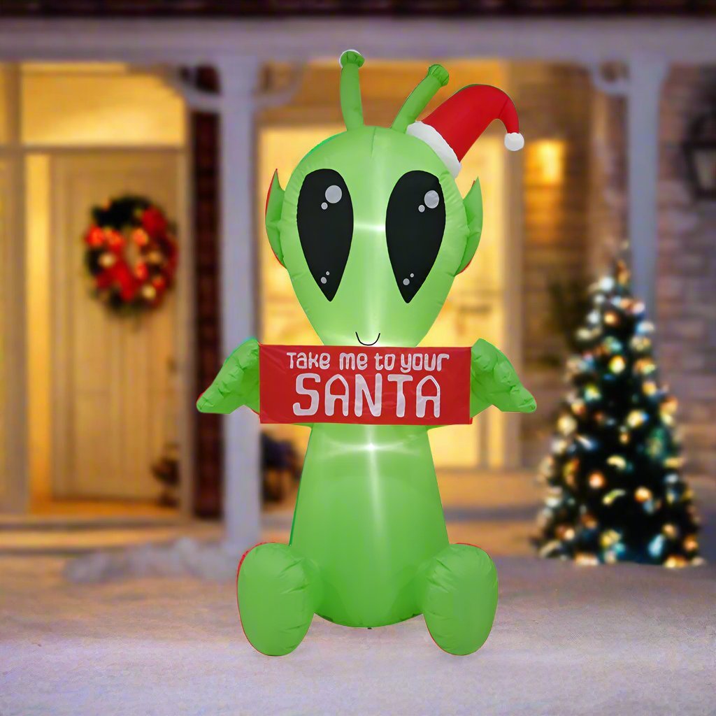 Poder aéreo Navidad Extraterrestre 210cm