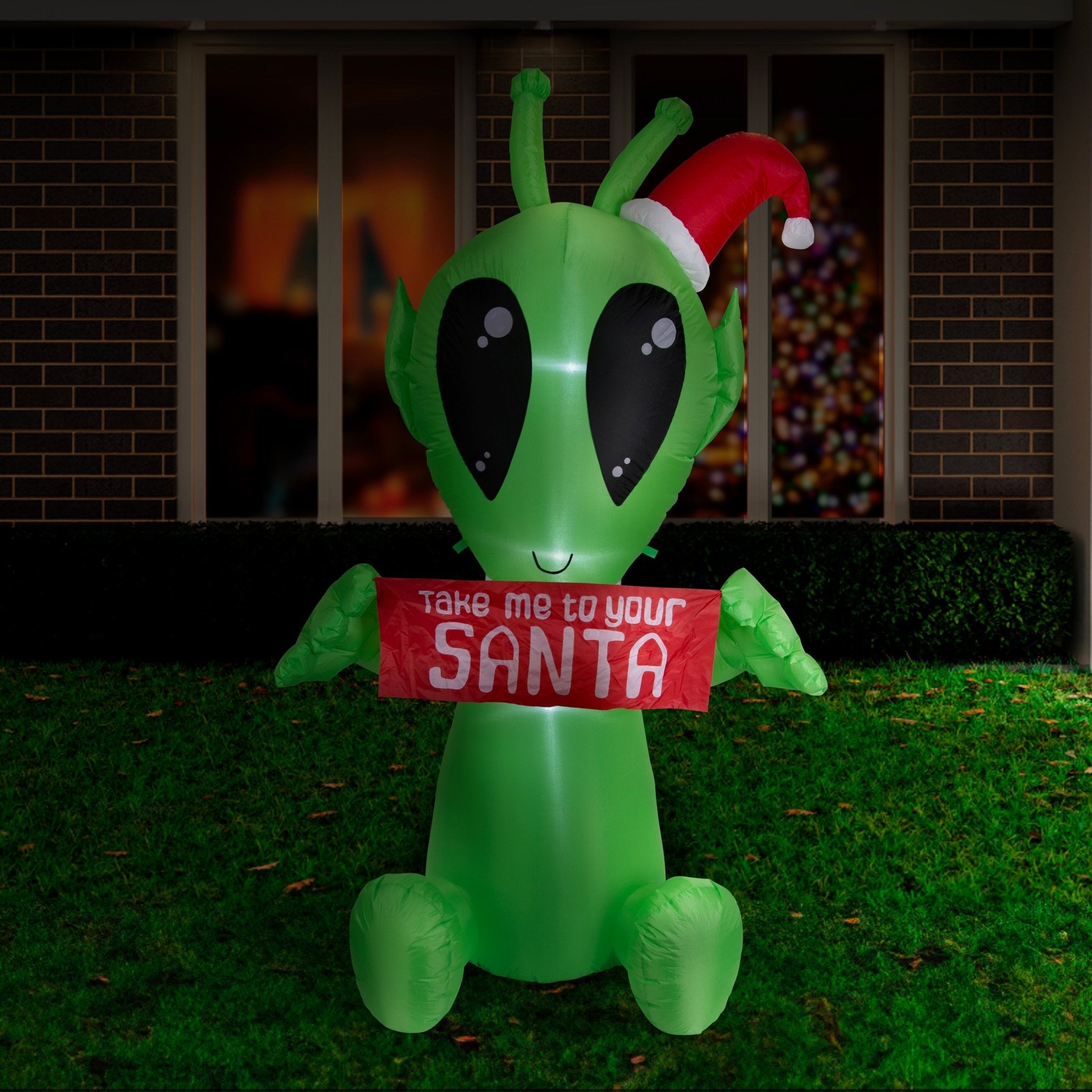 Poder aéreo Navidad Extraterrestre 210cm