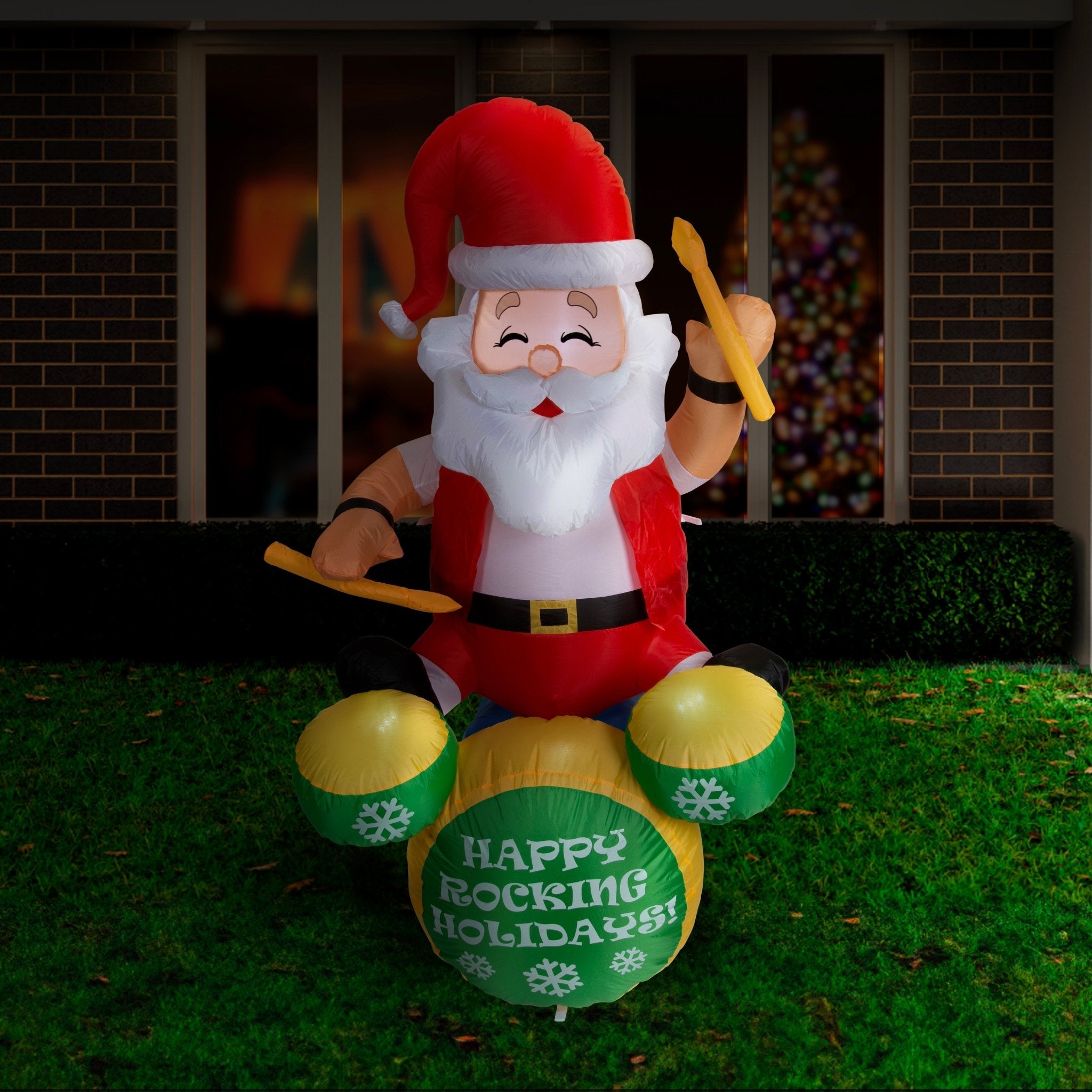 Rocker de Navidad Airpower 180cm Santa