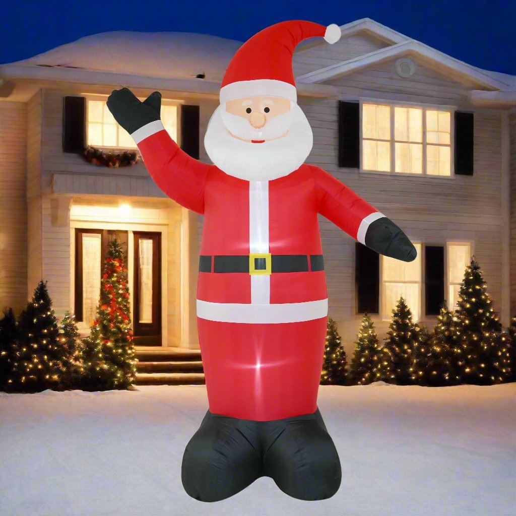 Santa Gigante de Airpower de 300 cm de altura