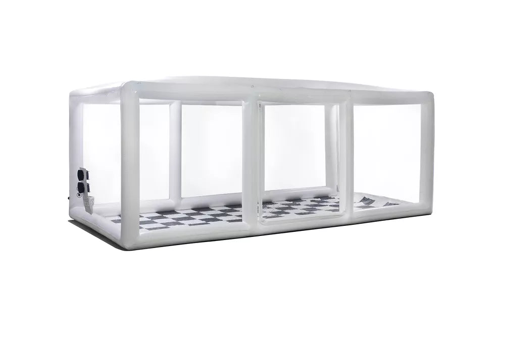 Cubierta de coche inflable de 14 pies para interiores