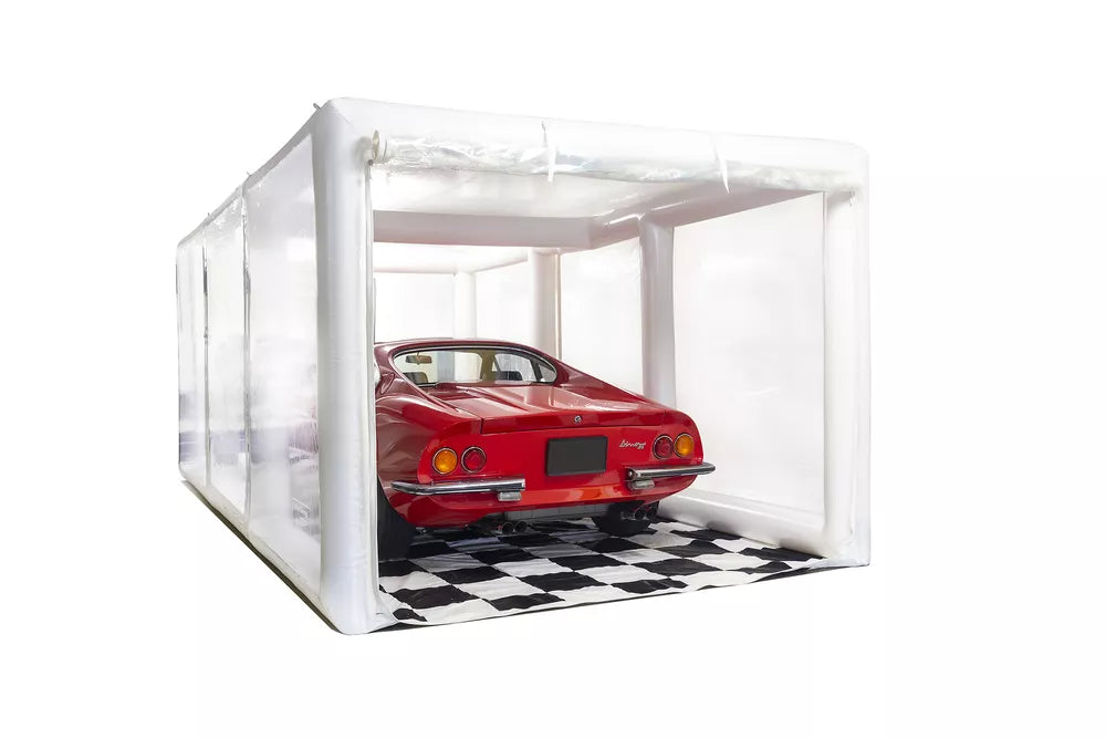 Cubierta de coche inflable de 14 pies para interiores