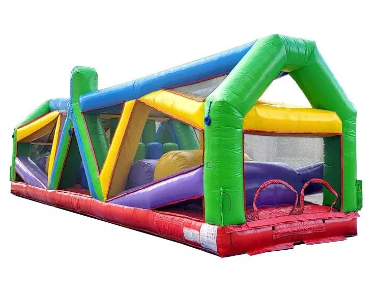 40L Curso de Obstáculos Inflable Retro Carrera Radical