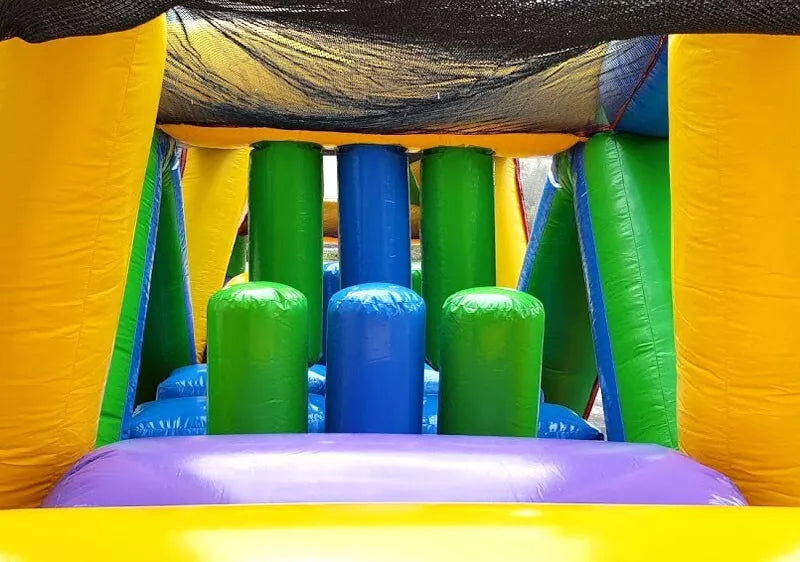 40L Curso de Obstáculos Inflable Retro Carrera Radical