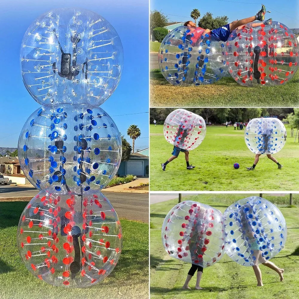 Aufblasbarer Bumper Ball 1,2/1,5 m Kinder und Erwachsene Spiel Bubble Football