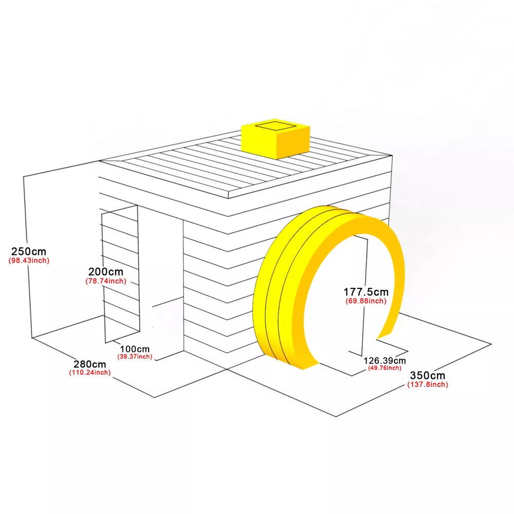Tienda de Fotografía Inflable LED con Ventilador y Iluminación Integrados