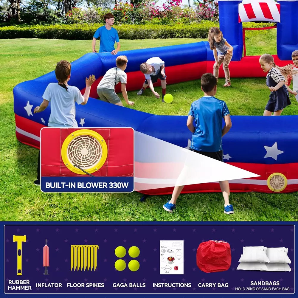 Foso de Gaga Inflable Portátil de 20 Pies