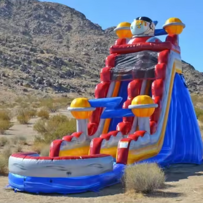 Toboggan aquatique commercial pour astronautes de 19 pieds