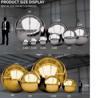 Glow Sphere Inflatable Mirror Balls