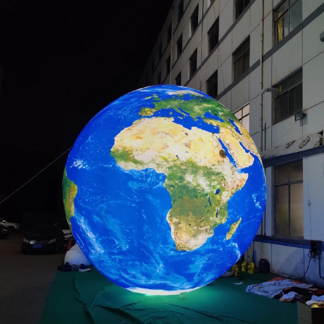 Globe terrestre gonflable