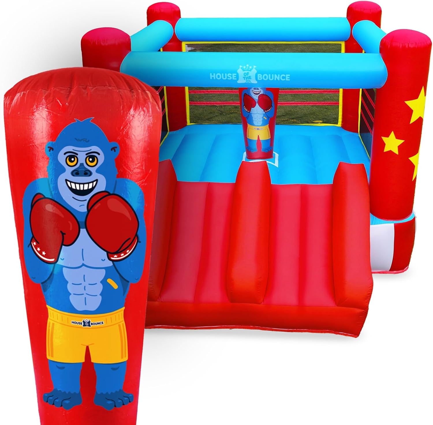 Castillo Inflable de Boxeo para Niños 11 x 8.5