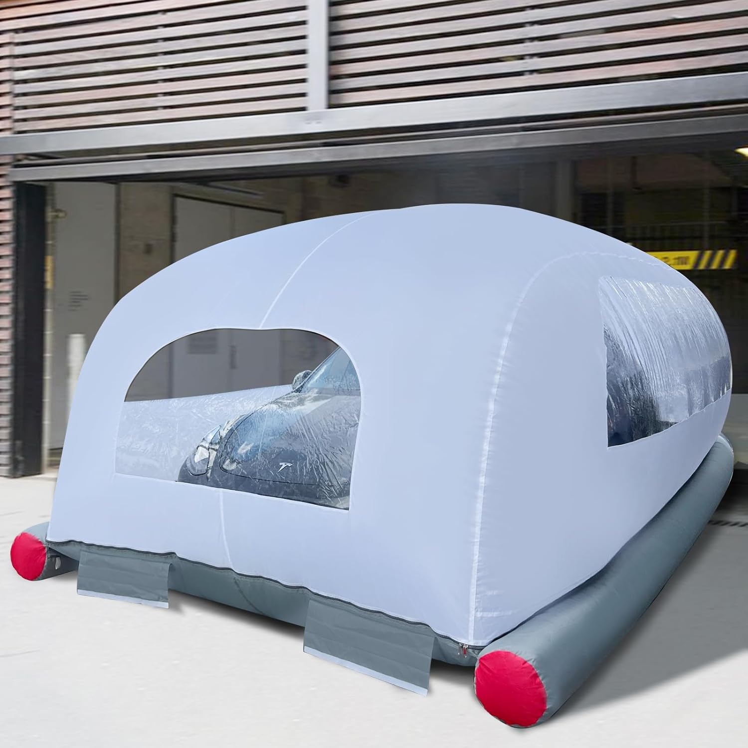 Cubierta inflable para automóvil interior con sistema de filtro de aire