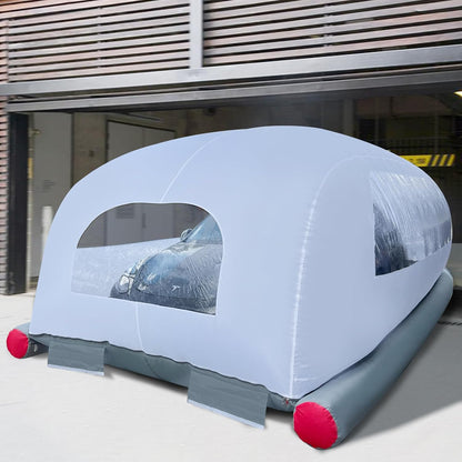 Cubierta inflable para automóvil interior con sistema de filtro de aire