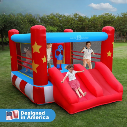Castillo Inflable de Boxeo para Niños 11 x 8.5