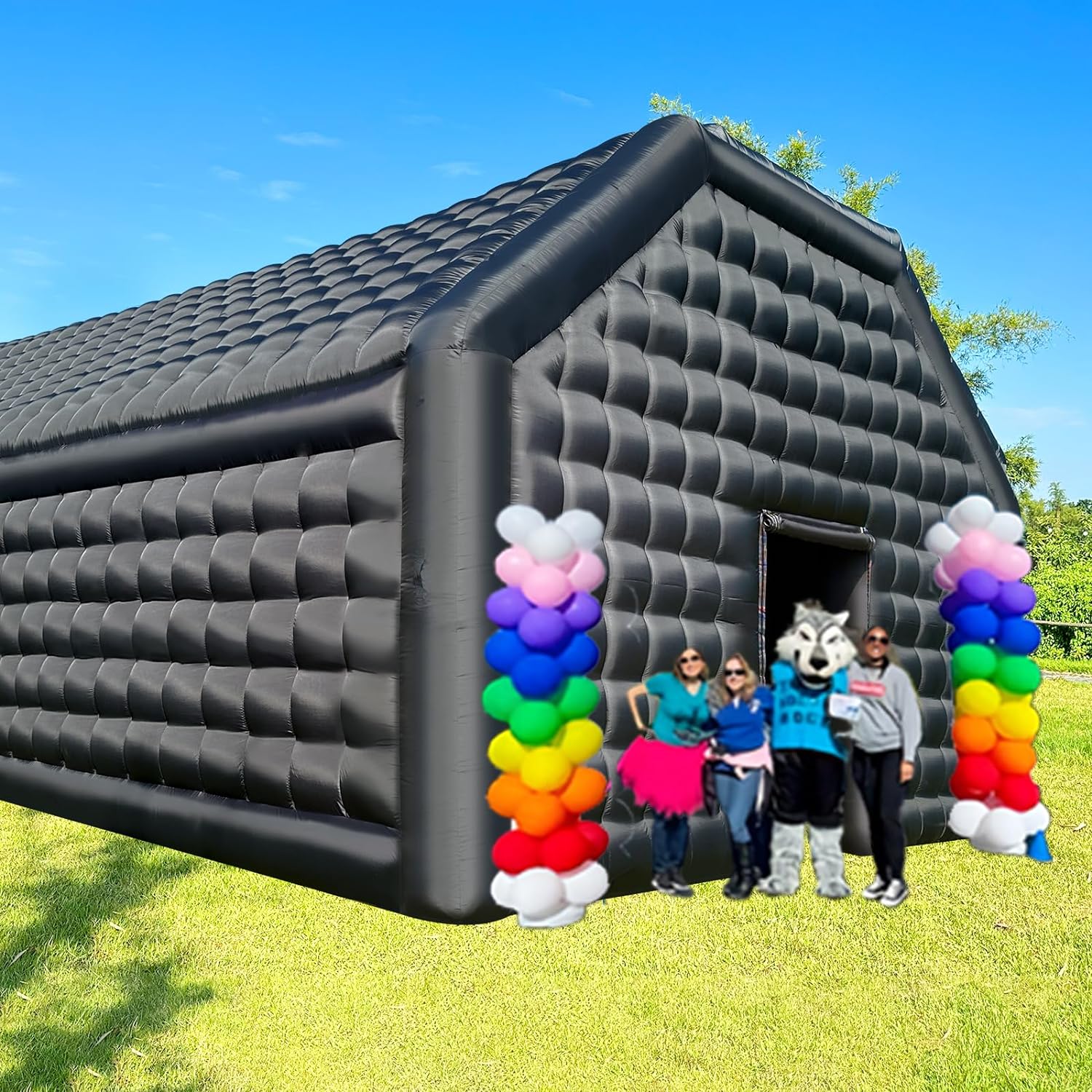Carpa de Fiesta Extra Grande Inflable para Club Nocturno con Logo Carpa de Club Nocturno Inflable para Bodas, Cumpleaños y Raves