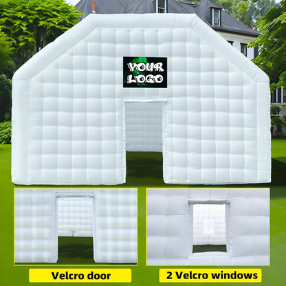 Carpa de Fiesta Extra Grande Inflable para Club Nocturno con Logo Carpa de Club Nocturno Inflable para Bodas, Cumpleaños y Raves