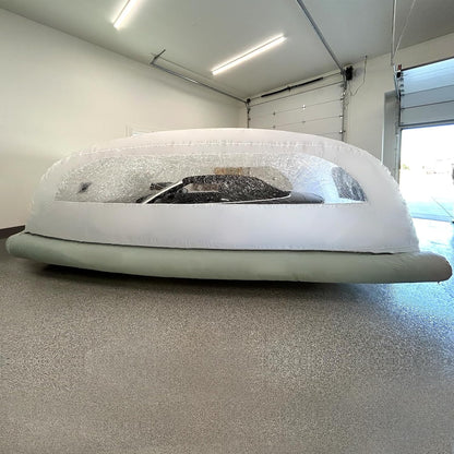 Cubierta inflable para automóvil interior con sistema de filtro de aire