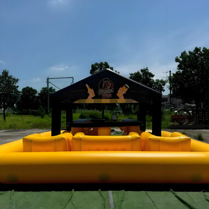 21x21ft Yellow Inflatable Pool Bar