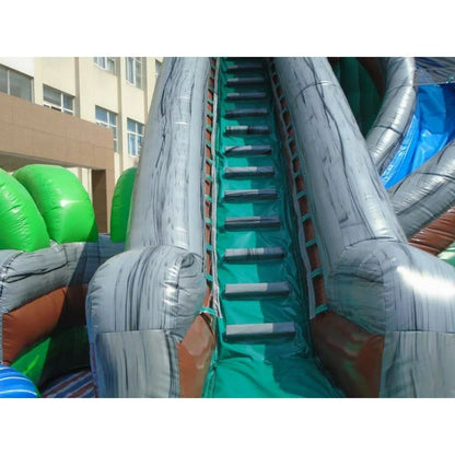 Jungle Curve Inflatable Water Slide
