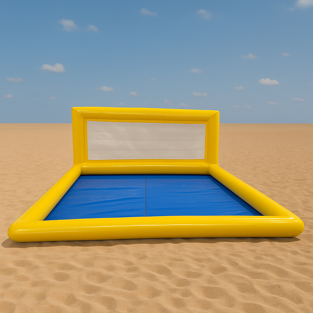 Cancha de Voleibol de Playa Inflable Juego Deportivo Piscina – 32FT x 16FT