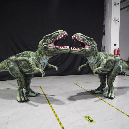 Adult Cartoon Dinosaur Walking Inflatable Costume Suit