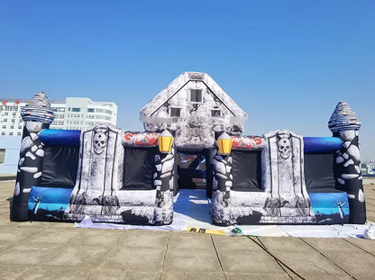 Casa Embrujada de Zombis Inflable para Halloween