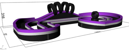 Inflatable RC Car Racing Track Adventure