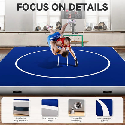 Inflatable Wrestling Mat PVC Durable Jiu Jitsu Judo