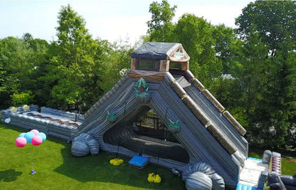 Inflatable Snow Tubing Slide for Winter Fun