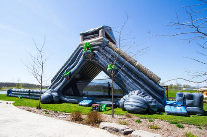 Inflatable Snow Tubing Slide for Winter Fun