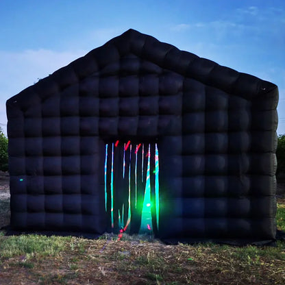 Tente de discothèque gonflable avec lumières LED