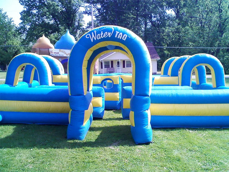 Aufblasbare Wasser-Labyrinth-Arena im Freien