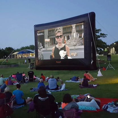Pantalla de cine inflable para exteriores para cine en el patio trasero y eventos