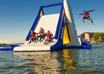 13FT aufblasbare schwimmende Wasserrutsche &amp; Park