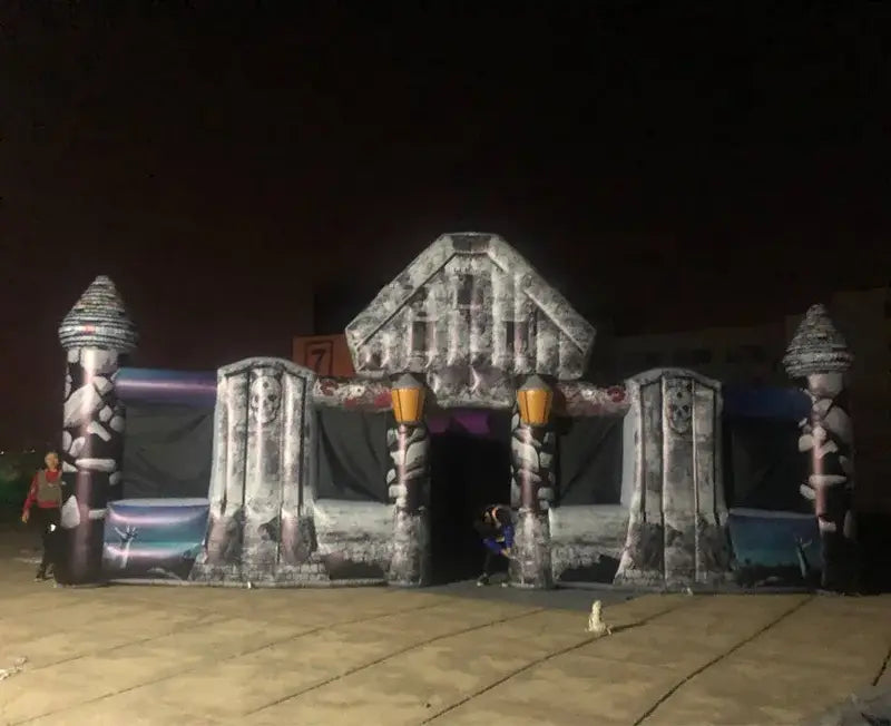 Casa Embrujada de Zombis Inflable para Halloween