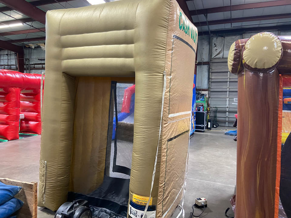 Inflatable Money Machine Cash Cube Game