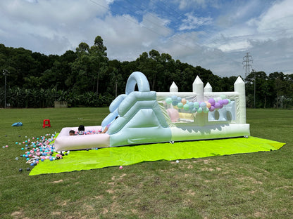 Aufblasbarer Dschungel-Wasserspiel-Hindernisparcours