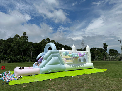 Aufblasbarer Dschungel-Wasserspiel-Hindernisparcours