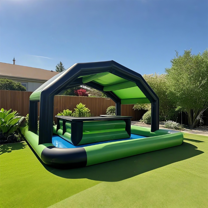 Bar de piscine gonflable en PVC de qualité commerciale pour adultes
