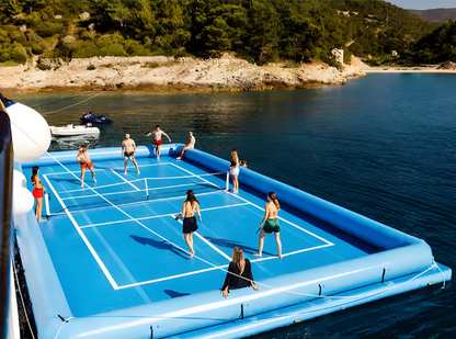 Floating Inflatable Pickleball Tennis Court