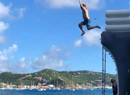 Inflatable Rock Climbing Wall for Pools